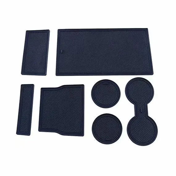 Автомобильные нескользящие накладки на дверные ворота 7 шт. подстаканники для Tesla