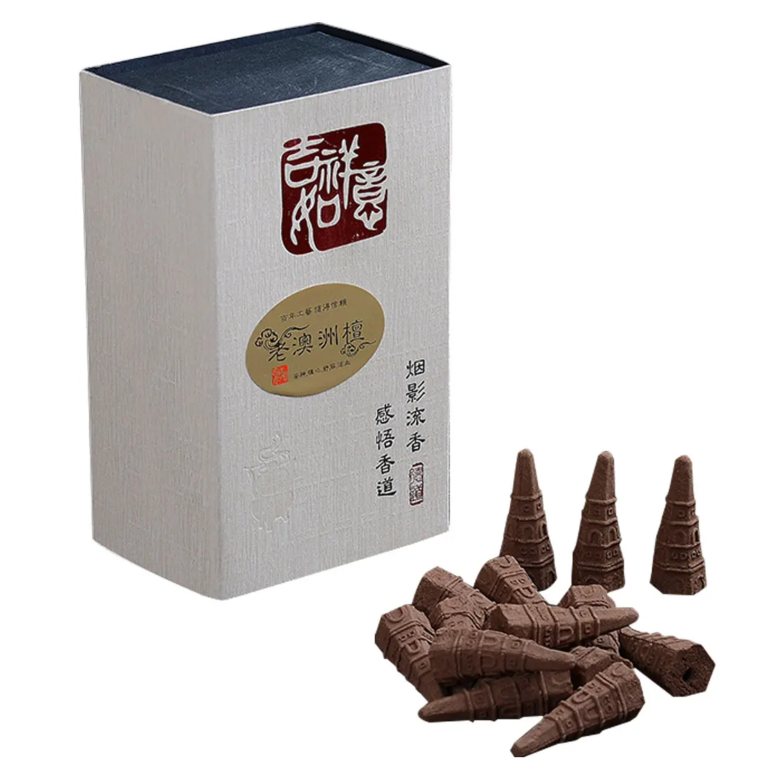 

Approx 40pcs/Box Tower Incense Cones Incense Backflow Tower Incense Home Fragrance Aromatherapy Diffuser Environment Aromatizer