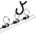 Направляющая L-Track для авиакомпаний, 50 см, с одинарным креплением, быстросъемное кольцо, пружинный болт, трек для авиакомпаний 19,6 дюйма