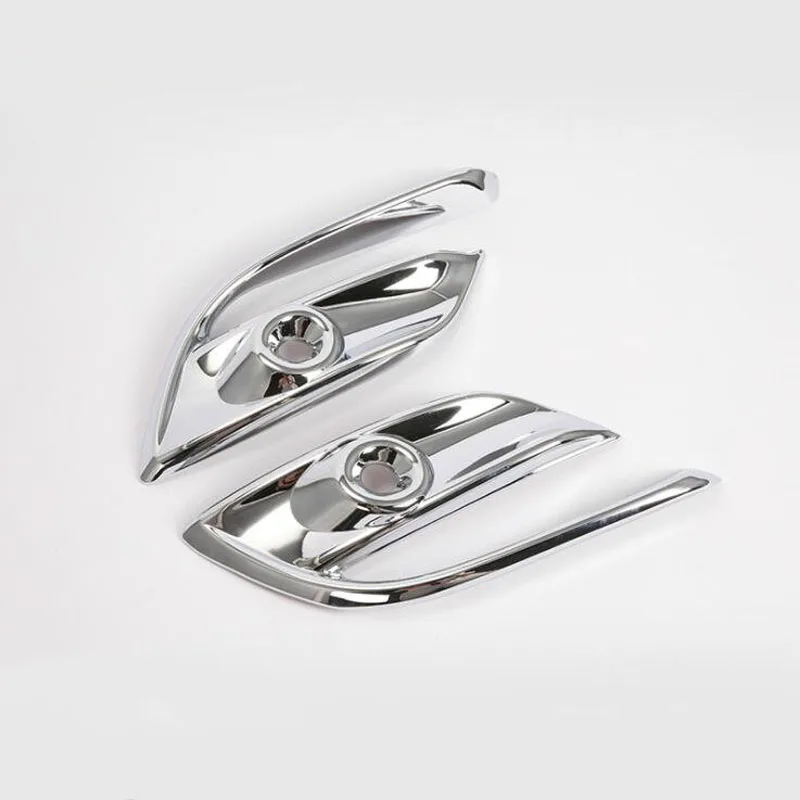 Бесплатная доставка Для Mazda Axela 2017 2 шт. Высокое качество ABS Chrome передние фары