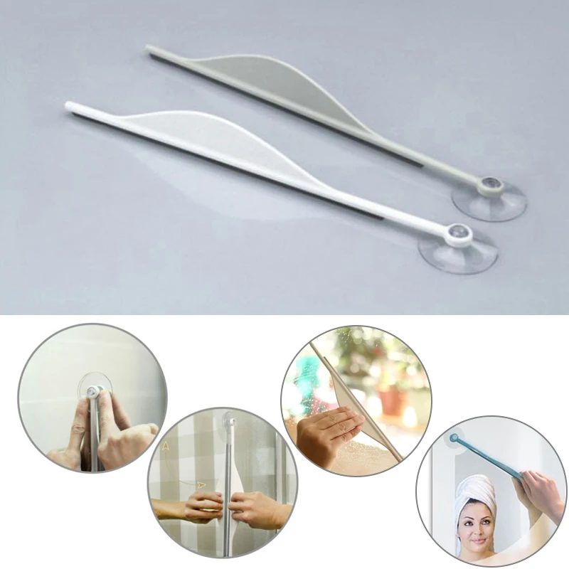 Щетка стеклоочистителя для зеркала в ванную комнату присоска чистки плоских