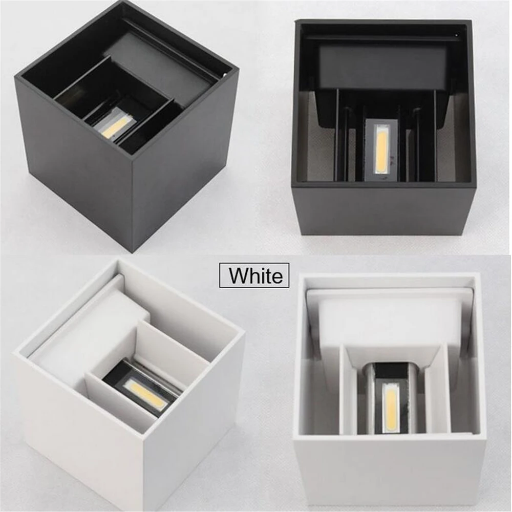 7 Вт Светодиодная наружная настенная лампа IP65 Регулируемая поверхность