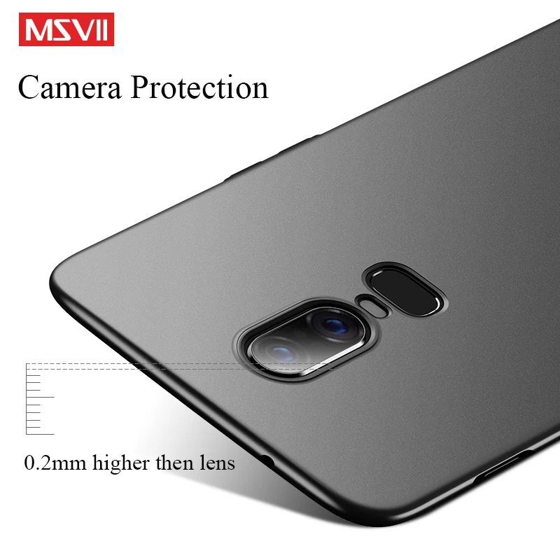 MSVII для Oneplus 6 чехол твердый матовый PC задняя крышка One Plus Чехол Oneplus6 чехлы