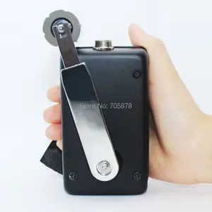 portable hand crank generator 30w small dynamo outdoor emergency phone charger free global shipping