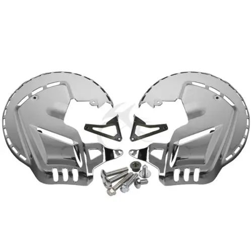 Мотоциклетный хромированный тормозной диск крышки ротора со светодиодным