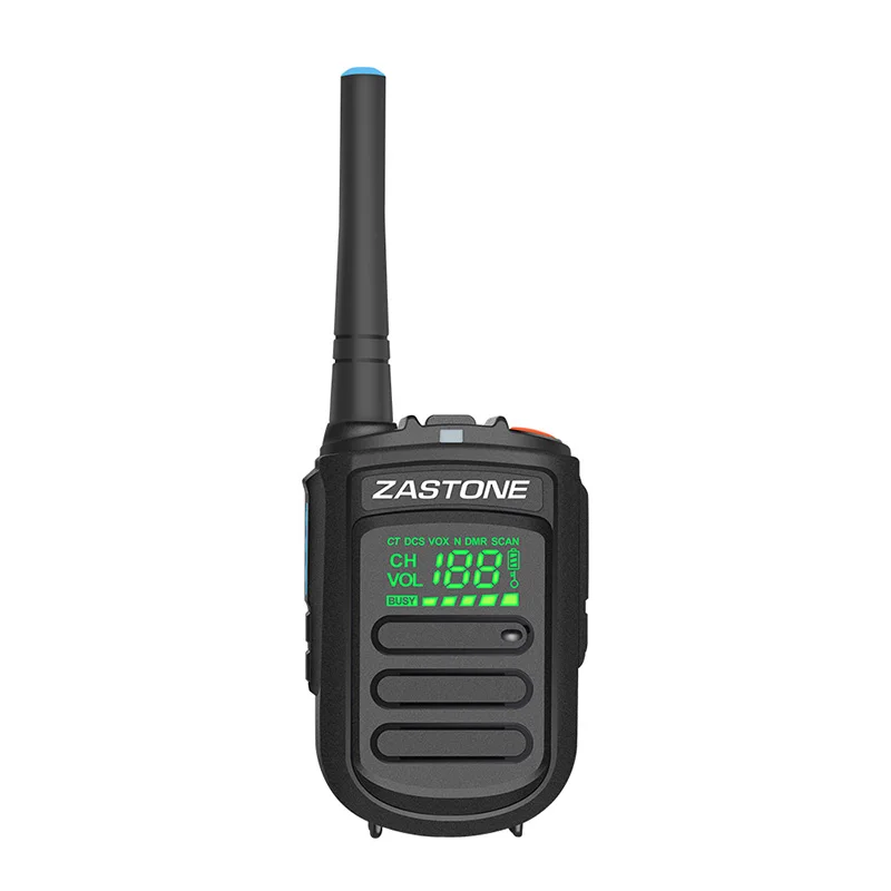 ZASTONE Mini9 + DMR цифровая аналоговая мини рация 2 Вт UHF 400 470 МГц 1500 мАч портативные