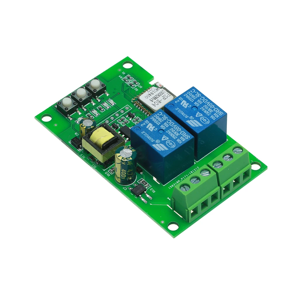2CH AC85-250V беспроводной переключатель eWeLink умный Wifi переключатель универсальный Умный домашний модуль Таймер телефон приложение дистанционное управление Голосовое управление