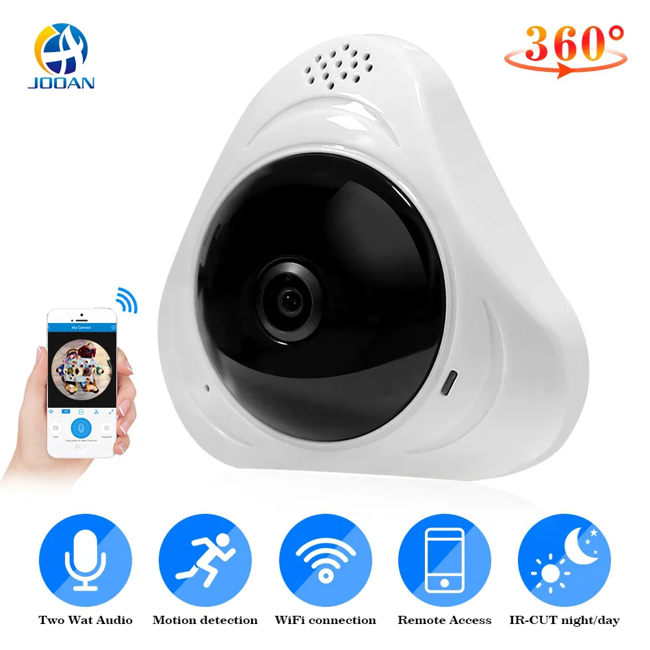 360 беспроводная панорамная камера мини 960 P сеть Wi Fi Fisheye безопасность ip wifi 1.3MP