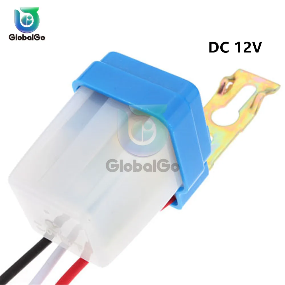 Автоматическое включение/выключение Переключатель DC 12 V 24 V AC 220 V 10A дорожный уличный фотоэлемент для освещения Контрол