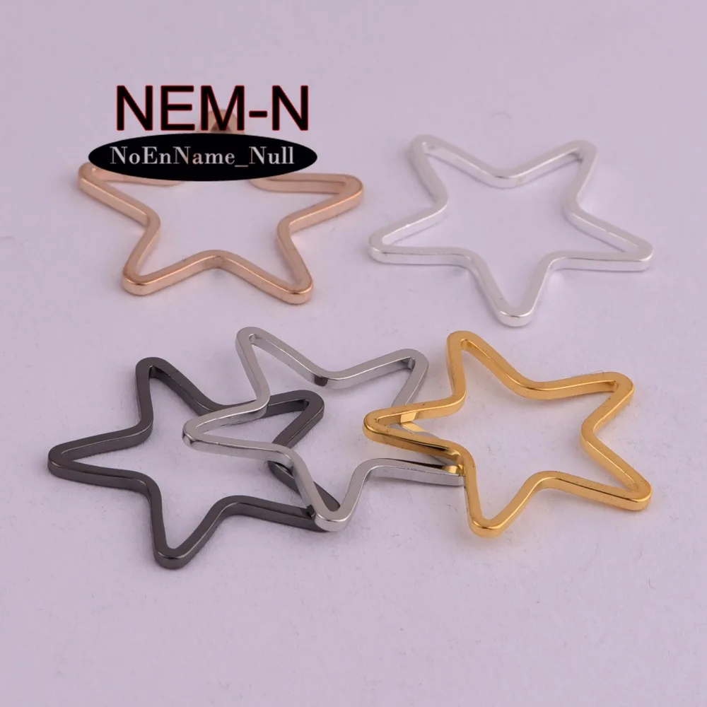 20 шт./лот NEM-N 22 мм пустотелый коннектор Lucky star starfish с одинаковой симметрией для