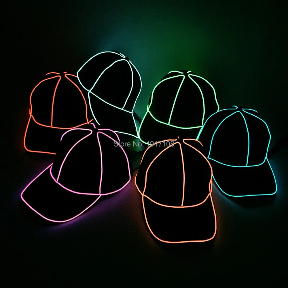 Бесплатная доставка 10 цветов на выбор блестящие светодиодсветодиодный шапки