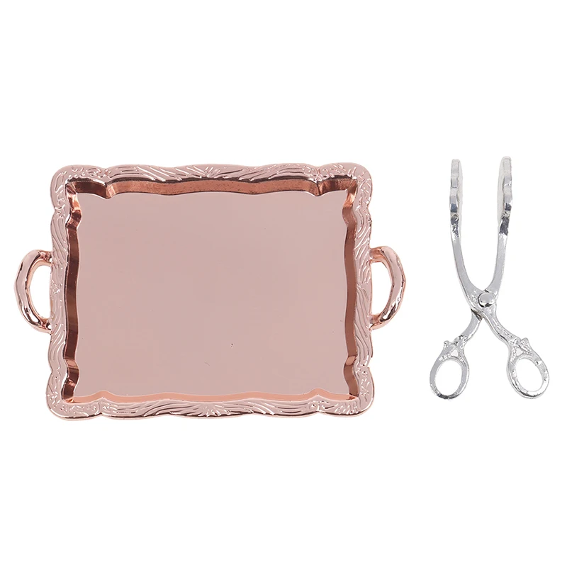 2 шт./лот мини лоток клипса для хлеба модель игрушки кукольные аксессуары 1:12