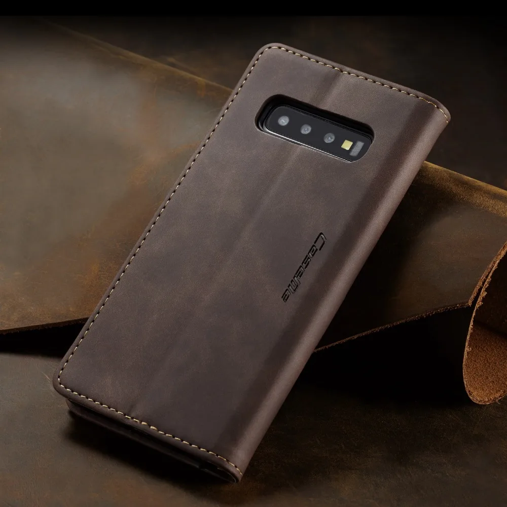 Для samsung S10 чехол ретро кожаный чехол с откидной магнитной крышкой чехол-книжка с бумажником чехол для samsung Galaxy A50 A70 S10 плюс S8 S9 S7 Coque