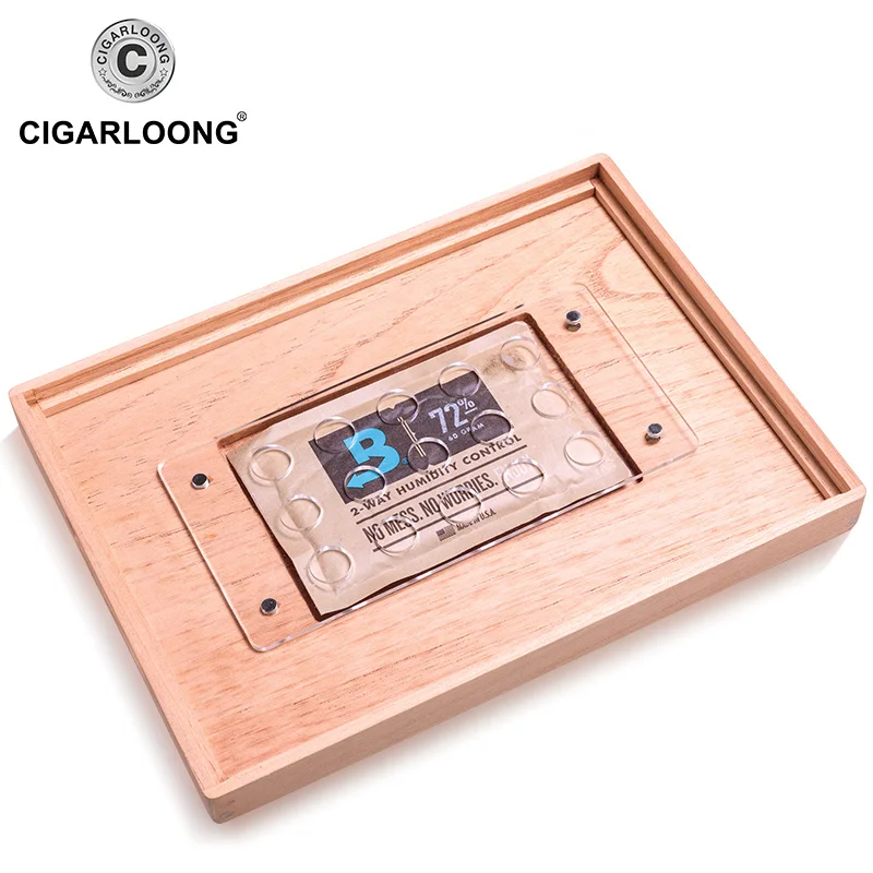 CIGARLOONG коробка для сигар увлажняющая без краски коробка большой емкости испанский кедр Деревянный чехол для сигарет Humidor HH-1098n