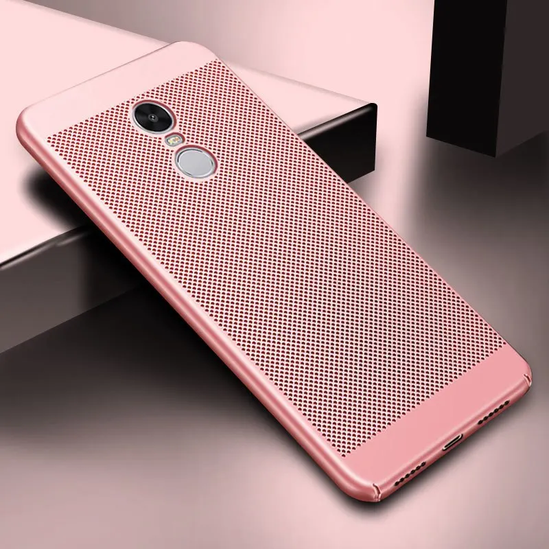 Розовый Чехол для телефона Redmi Note 7 примечание 6 6pro Note 5 4 Note3 тепловыделение чехол для телефона для Redmi 6 6A 6Pro чехлы для айфонов 5 5plus 5A 4X S2 Y2 в твердом переплете - Цвет: Розовый
