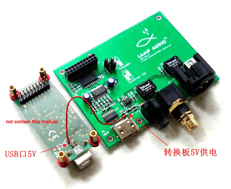 XMOS USB Digit интерфейс ies/IIS к оптоволоконному коаксиальному HDMI SPDIF AES Выходная Плата Поддержка PCM2706, CM108, SA9027 ides сигнала conver