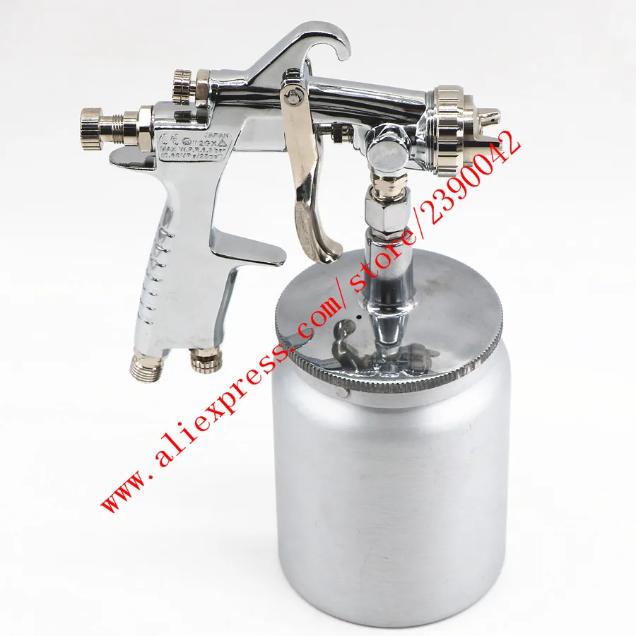 Japan W101 HVLP SiphonType Spray Gun 0.8/1.0/1.3/1.5/1.8mm 600ml W-101 Furniture Aotumotive Car | Инструменты