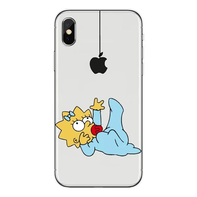 Soft TPU Simpson Homer J. Simpson Силиконовый мягкий прозрачный чехол для телефона iPhone X XS MAX XR 6 6s 7 8 plus SE 5S 5 Барт Симпсон задняя крышка чехол - Цвет: Soft TPU Simpson