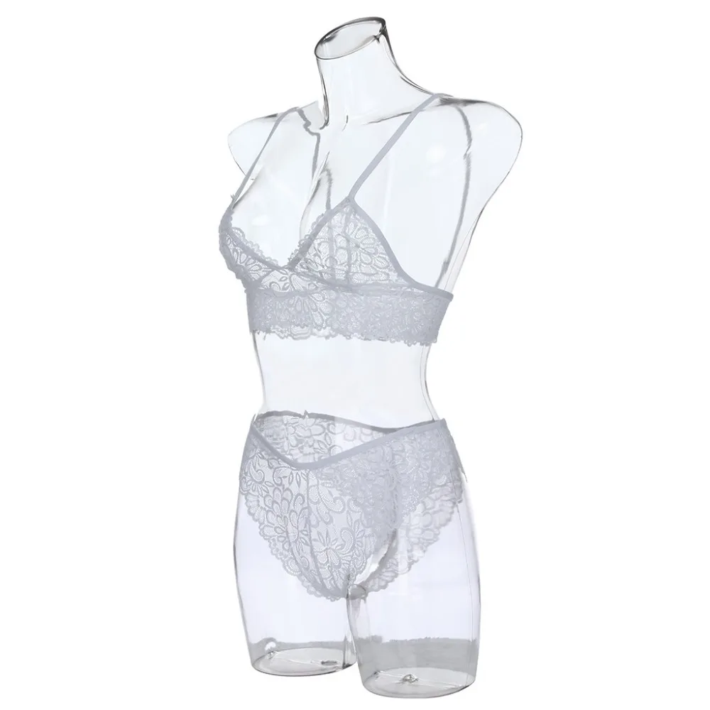 Женский сексуальный цветочный кружевной комплект нижнего белья 2019 новый белый