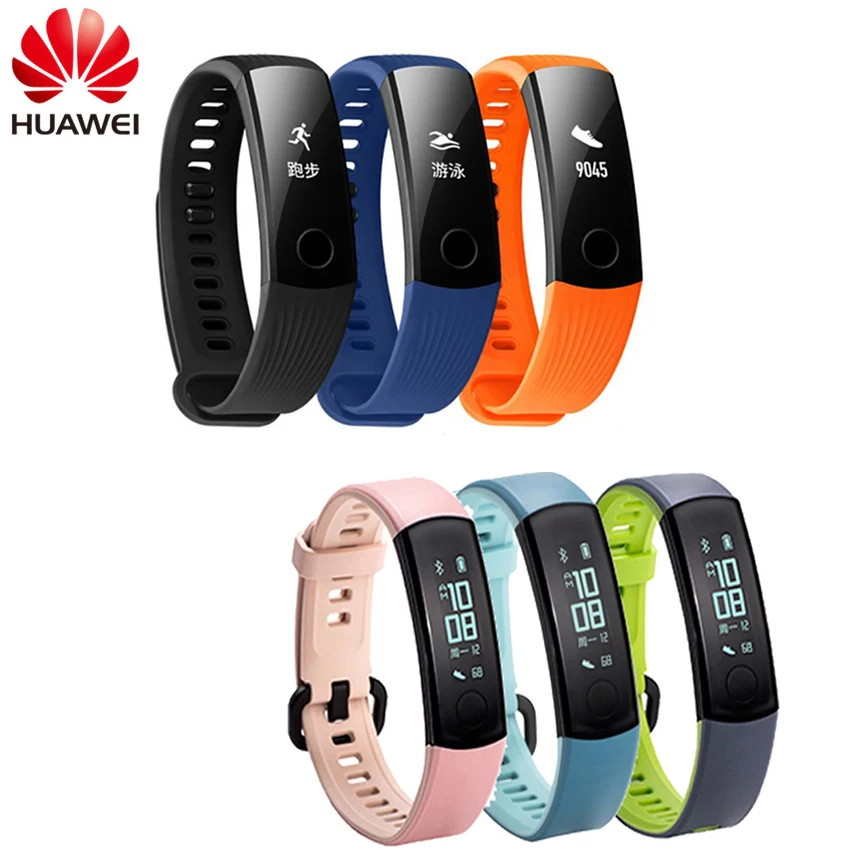 Оригинальный Смарт браслет Huawei Honor Band 3 фитнес с OLED экраном 0 91 дюйма и