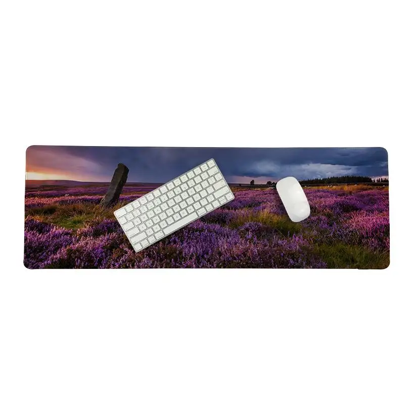 MaiYaCa Top Quality field Landscape Silicone Pad to Mouse Game Size for 30*80cm/11.8*31.5inch Small Mousemat | Компьютеры и офис