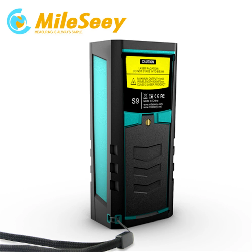 Лазерный диастиметр для измерения на расстоянии Mileseey S9 100 м лазерный дальномер синий с пузырьком уровня