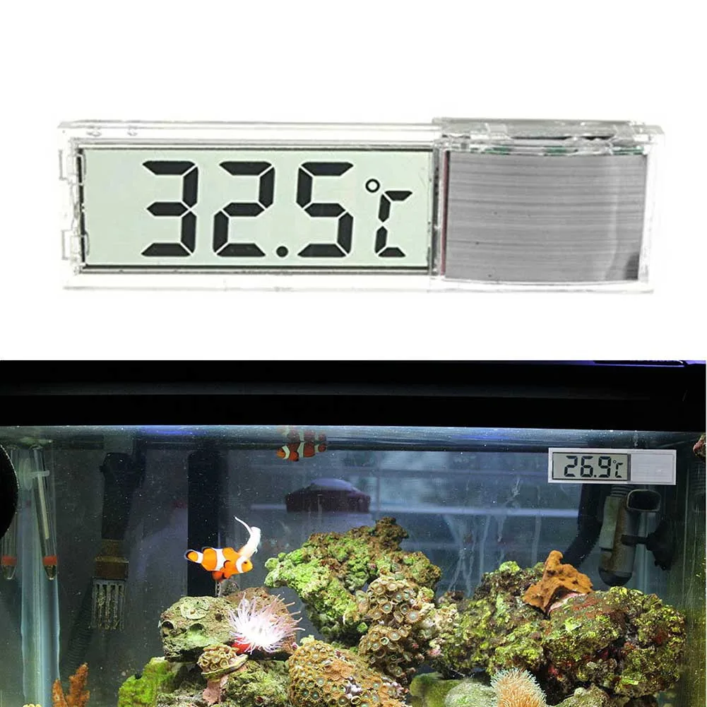 LCD 3D цифровой электронный термометр для измерения температуры в аквариуме