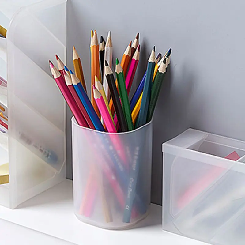 Настольная Горизонтальная и вертикальная 4 сетки для дома офиса Коробка хранения