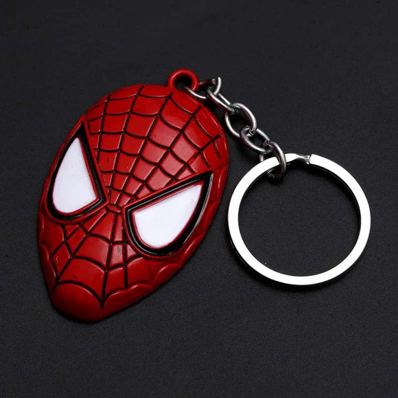 Marvel супергерой Мстители Железный человек Человек паук маска брелок игрушки