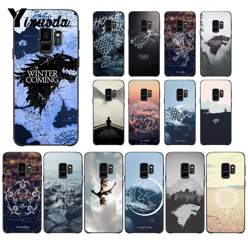 Yinuoda Игра престолов зима наступает шаблон мягкий чехол для телефона из ТПУ Samsung A8