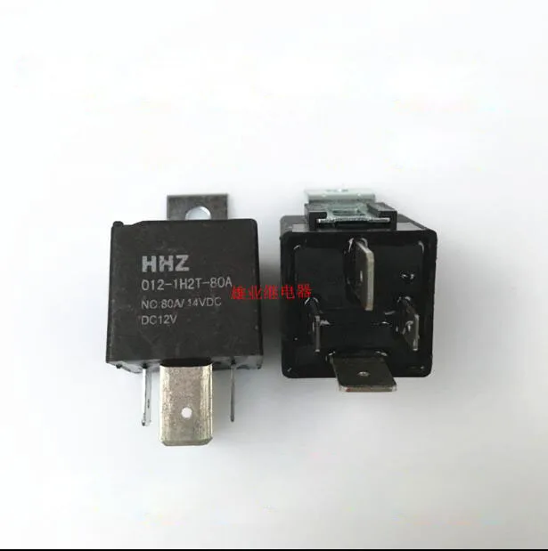 

NEW car 12V relay HHZ 012-1H2T-80A HHZ-012-1H2T-80A HHZ0121H2T80A 12V 12VDC DC12V 80A 4pin