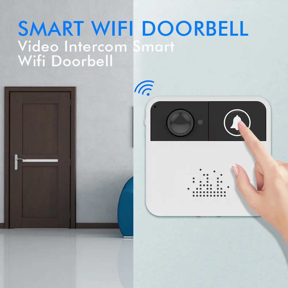 Умный беспроводной WiFi звонок Дверной звонок видео телефон домофон Домашняя безопасность