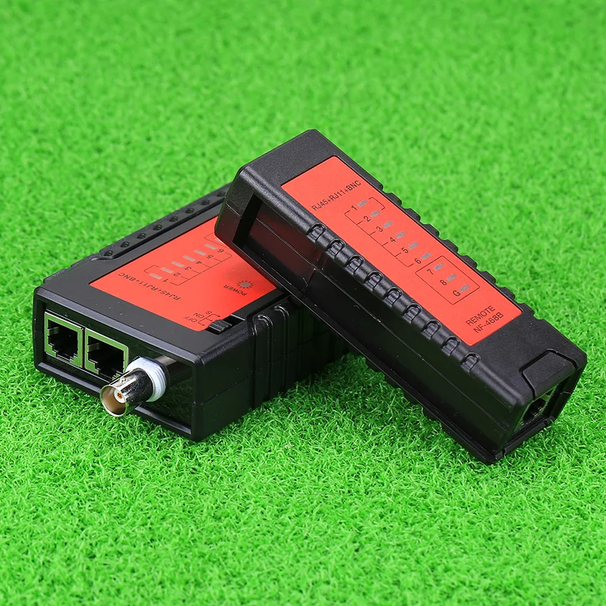 Тестер BNC KELUSHI NF468B RJ45 RJ11 портативный прибор для измерения сетевого кабеля