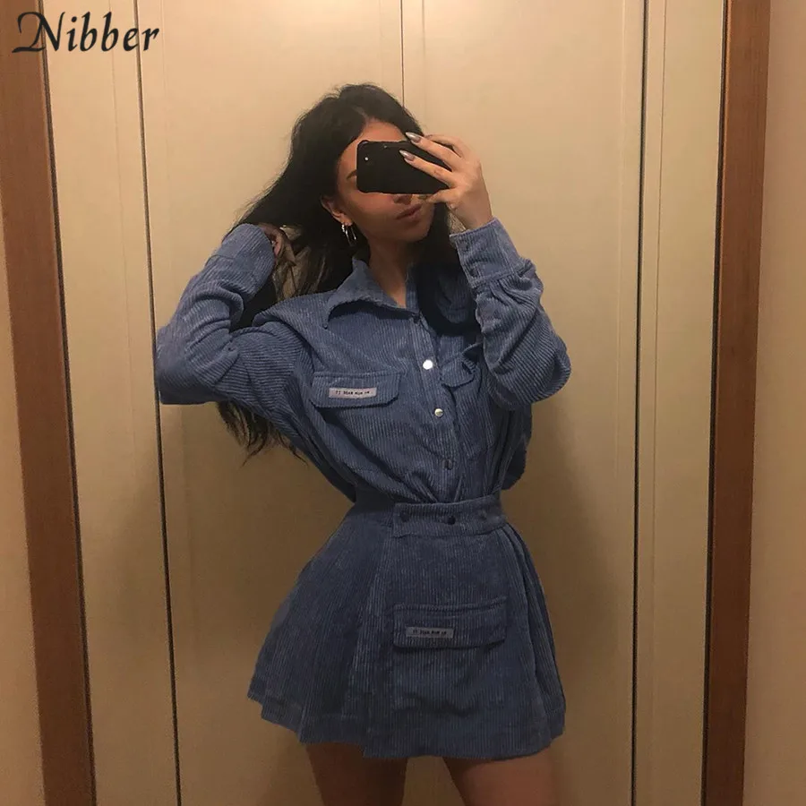 Осенние популярные офисные женские юбки Nibber женское тонкое пальто комплект из