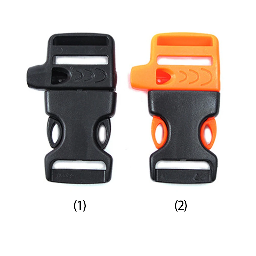 5 шт. пластиковые Adjustabl пряжки для рюкзака аварийный боковой Релиз свисток клипса