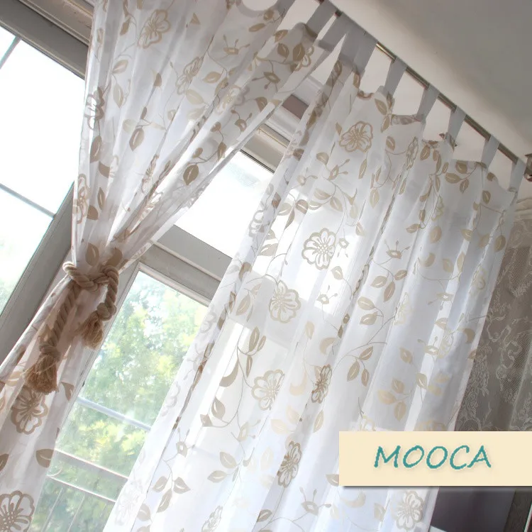 Флокированные занавески с цветами для гостиной бежевого цвета|room curtains|living room