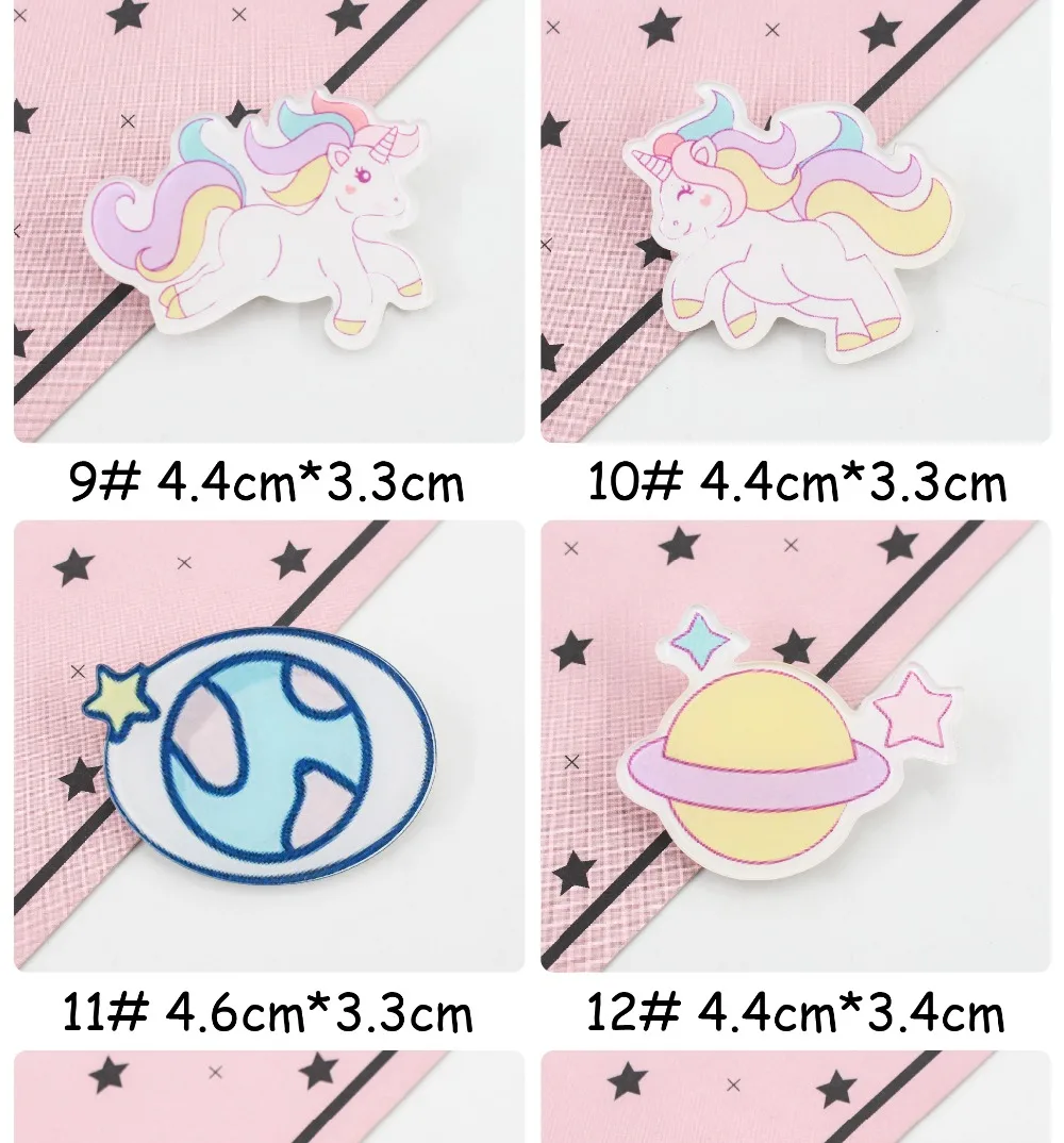 1 шт микс милые животные Единорог Мультяшные значки на булавке Kawaii значок на рюкзак значки на одежду акриловые значки Z41