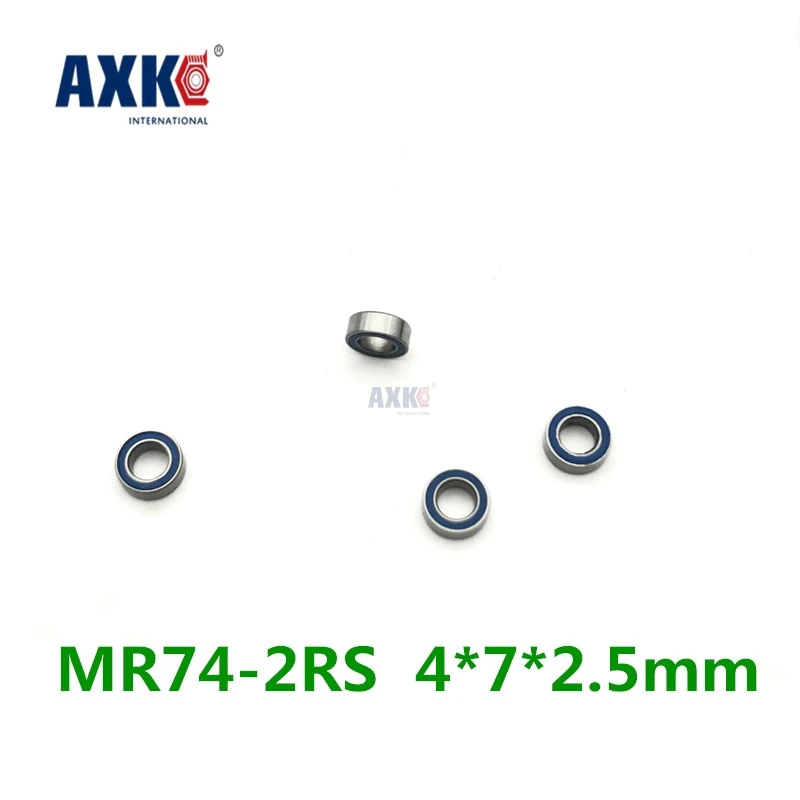 

Подшипники шариковые MR74 RS Mr74-2rs, Abec-5, 4*7*2,5 мм, 10 шт.