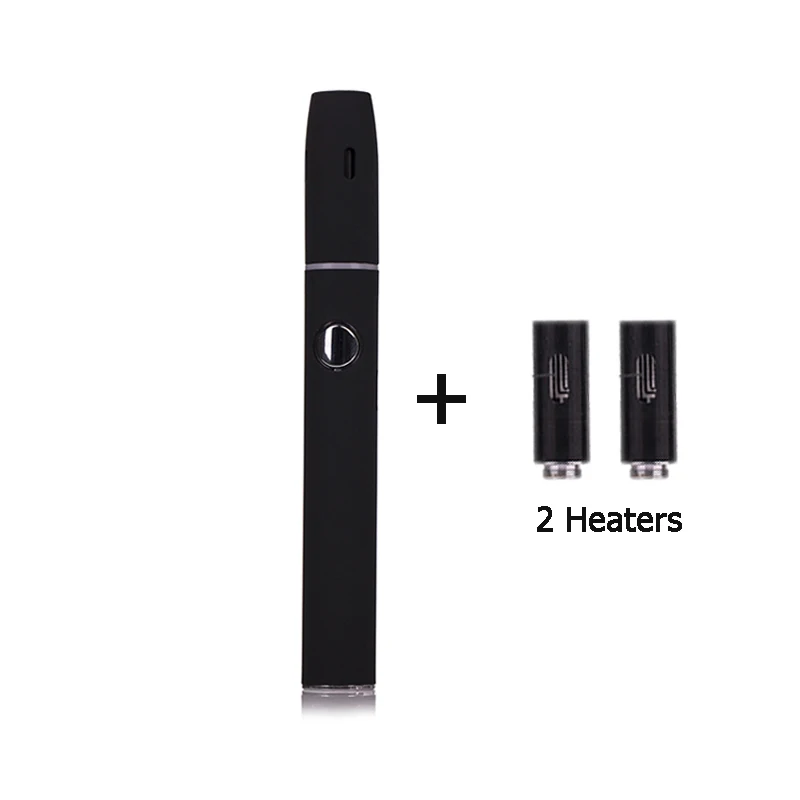 Black and 2 Heater Комплект Kamry Kecig 2,0 plus, тепловая ручка Vape 650 мАч, батарея для нагрева табака, электронная сигарета картридж, испаритель - Цвет: Black and 2 Heater