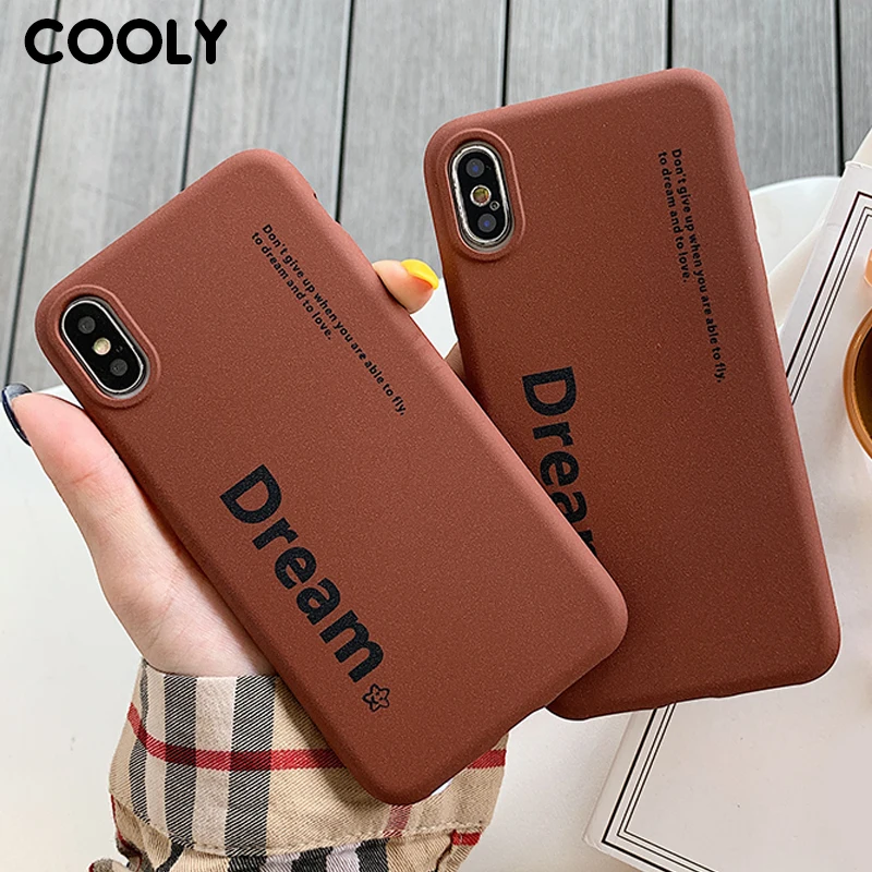 COOLY Matte Silicone Brown Case For Samsung Galaxy S10e S10 Plus S8 S9 S7 Edge Back Cover on Note 8 9 C7 Pro C9 Phone Coque Skin |