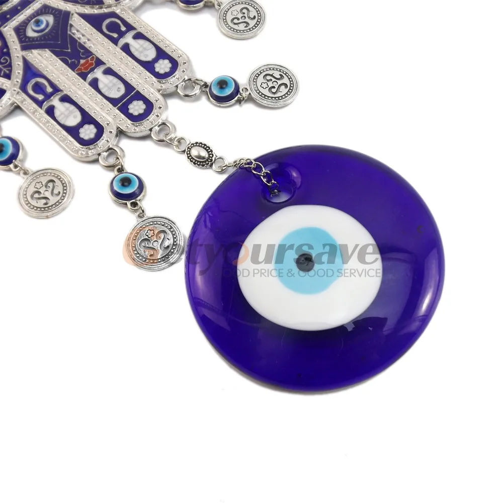 Турецкий голубой глаз 13 8 &quotХамса рука слон амулет защита стены висит|eye blue|eye eyeeye