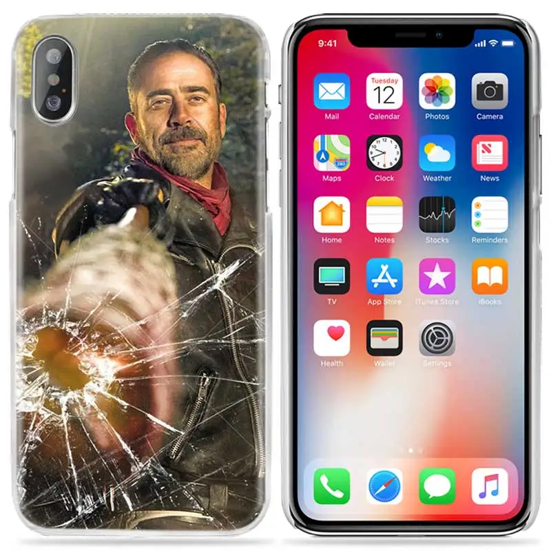 10 Чехол Negan Walking Dead для iPhone XS Max XR X 10 7S 8 6 6S Plus 5S SE 5 4S 4 5C 6+ 6S+ 7+ 11 жесткий чехол PC Fundas чехол для телефона - Цвет: 10