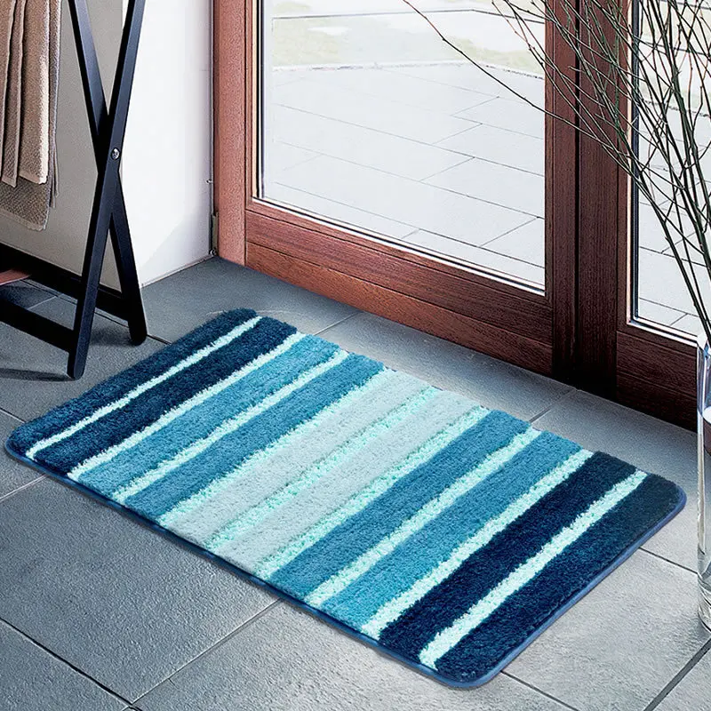 SunnyRain 1-Piece Bath Room Rug Fluffy Mats Slip Resistant Area Rugs Kitchen Washable | Дом и сад