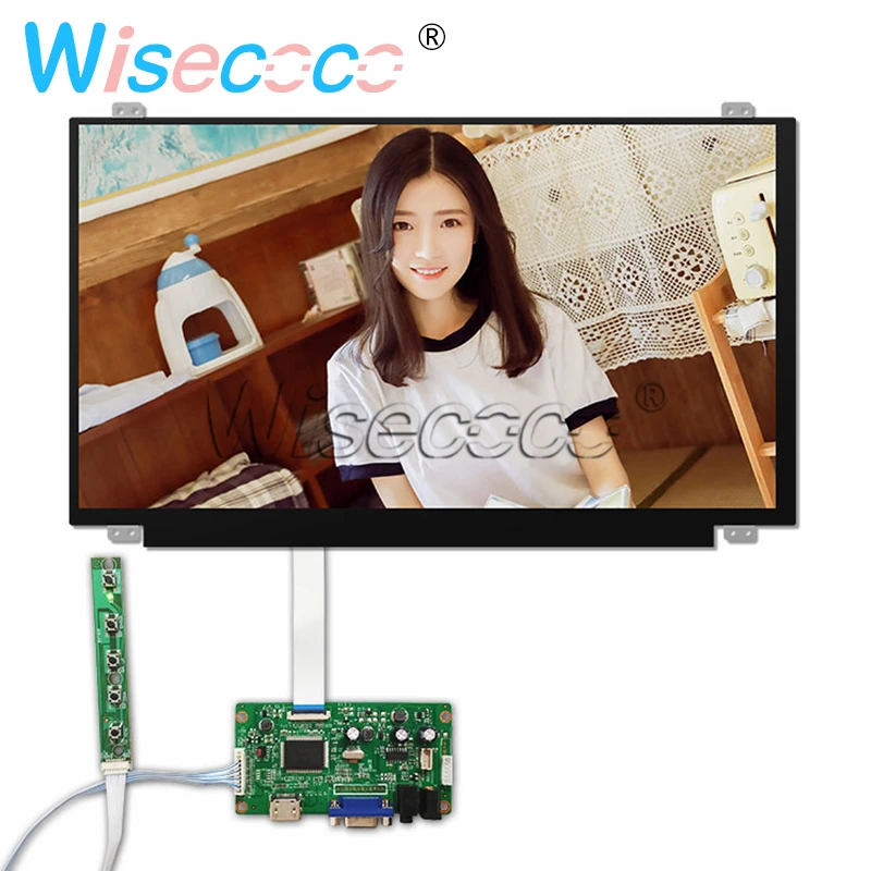 15,6 дюймов 1080P ЖК-экран 1920*1080 HDMI VGA edp 30 контактов драйвер платы для Raspberry Pi 3 ноутбук ЖК-дисплей N156HGA-EAB
