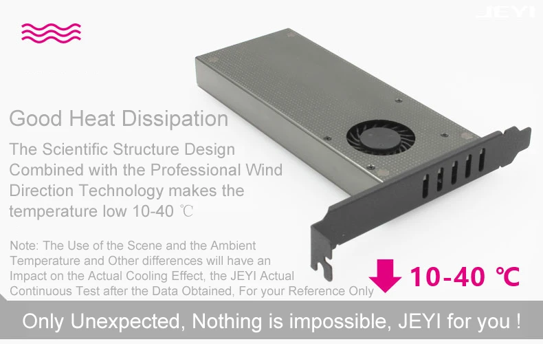 JEYI SK9 m.2 расширение NVMe адаптер NGFF к PCIE3.0 Вентилятор охлаждения с вентилятором алюминиевая крышка 12 В+ 3,3 В SSD двойной интерфейс SATA3