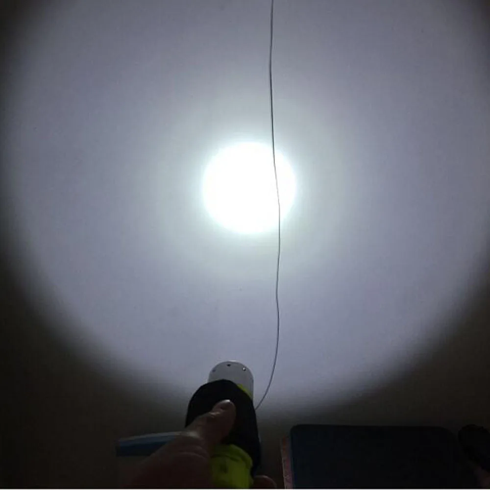 Профессиональный фонарик T6 LED для дайвинга подводный водонепроницаемый свет XM L t6