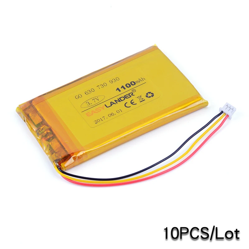 Литий-ионный аккумулятор для Tomtom Go530 Go630T 720 730T 930T VF8 DVR 10 шт