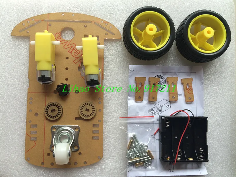 Новый Двигатель Смарт Робот Шасси Автомобиля Комплект Скорость Энкодера