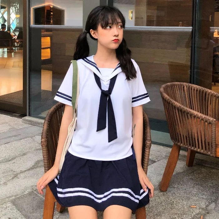 Японская школьная форма для японской средней школы костюм девочек мягкий милый