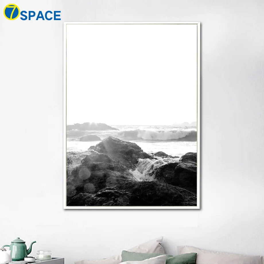 Пляжные мотивационные цитаты морской пейзаж настенная живопись холст